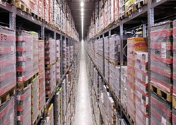 Estantes de almacenamiento industriales de acero duraderos de protección contra la corrosión Estantes de paletas metálicas