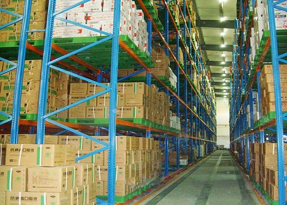 Sistema de almacenamiento de palés de acero para almacenamiento