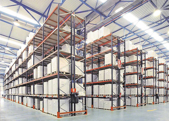 Unidades del sistema de estanterías de almacenamiento de paletas metálicas industriales 3000 kg por nivel