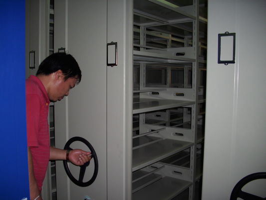 Biblioteca / Oficina Armarios de archivos móviles Sistemas de estantería Protección contra la corrosión