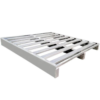 Almacenamiento de palets de acero pesado personalizado Paletas de apilamiento de metal de doble cara