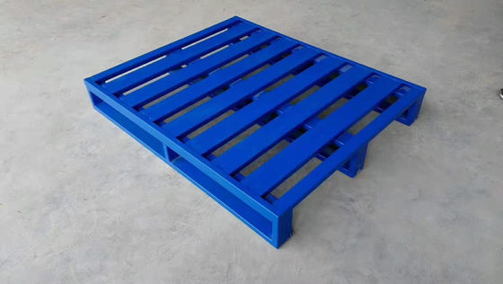 Envases de metal Euro Pallet, Pallets de acero apilables Sistemas de estantería de acero