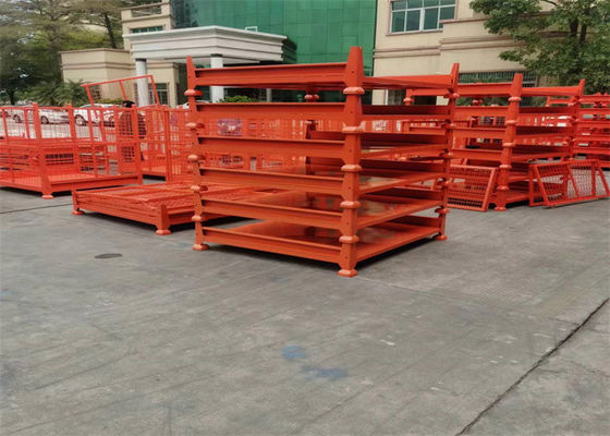 Estantes de almacén plegables y apilables
