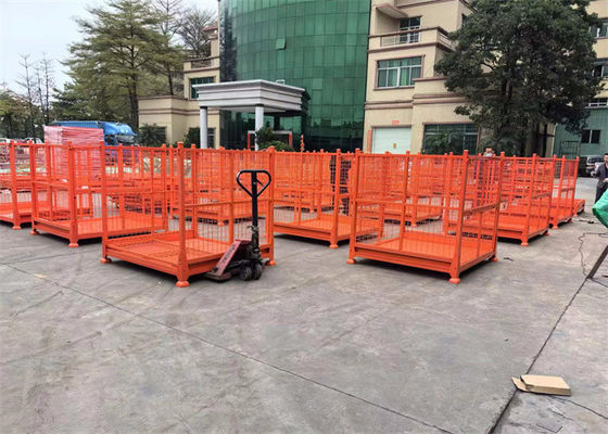 Estantes de almacén plegables y apilables