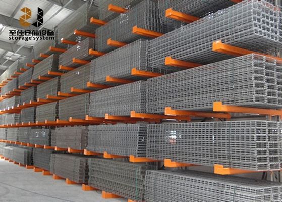 Reposables de paletas de voladizo de varios niveles anticorrosivos para el almacenamiento de tuberías