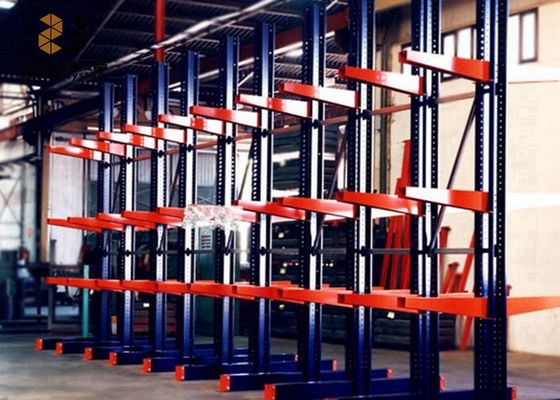 Estantes de almacén con voladizo de acero al carbono Estantes industriales con voladizo personalizados