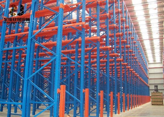 Tamaño del cliente revestido de energía 2000-6500 mm Alturas de pallet Rack Estantes de gravedad