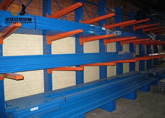 Estante de madera con voladizo, estante de metal con voladizo Sistema de estanterías de voladizo de trabajo pesado