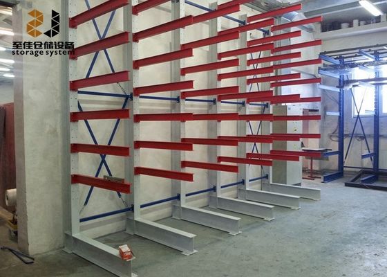 Protección contra la corrosión de las estanterías de paletas industriales de color personalizado con el cantilever del bastidor de seguridad