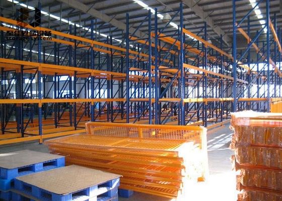 Estante de almacenamiento de carga pesada revestido de energía Estante de paletas de almacén industrial personalizado