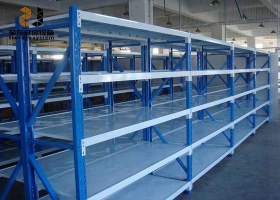 Estantes industriales de metal galvanizados recubiertos en polvo para almacenamiento en almacén
