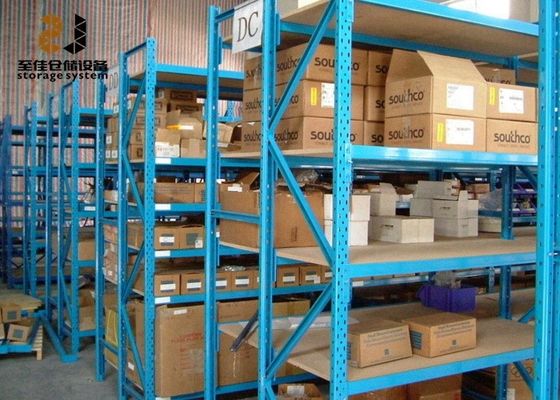 Estantes industriales de metal galvanizados recubiertos en polvo para almacenamiento en almacén