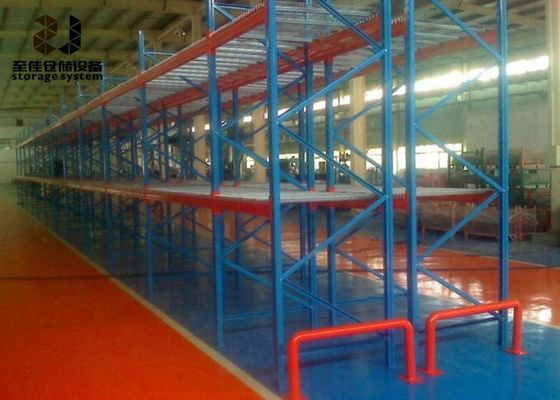 Sistemas de estanterías de paletas revestidas de acero Q235 / Q345 máximo 4500 kg por nivel
