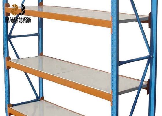 Cuadro de estantería de varios niveles con revestimiento en polvo de acero desmontable de altura ajustable