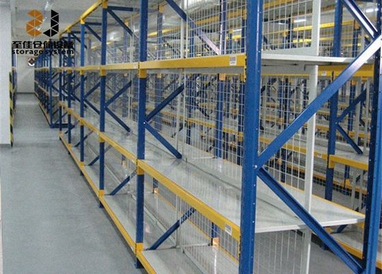 Cuadro de estantería de varios niveles con revestimiento en polvo de acero desmontable de altura ajustable
