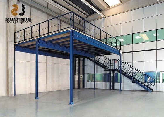 Sistema de bastidores de almacenamiento de mezzanines industriales