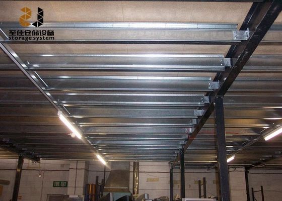 Acero Q235 / 245 suelos industriales de mezzanina con recubrimiento en polvo epoxi
