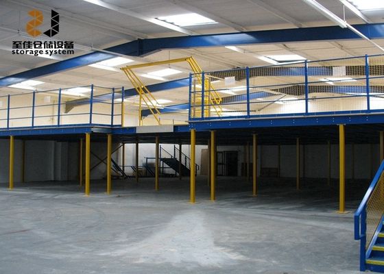 Seguridad a varios niveles pisos industriales de mezzanina recubiertos con polvo epoxi