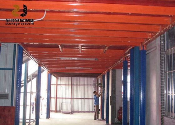 Sistemas de mezanina de almacén económicos con recubrimiento en polvo