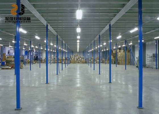Estantes de suelo de mezzanine industrial de dos capas con garantía de 5 años