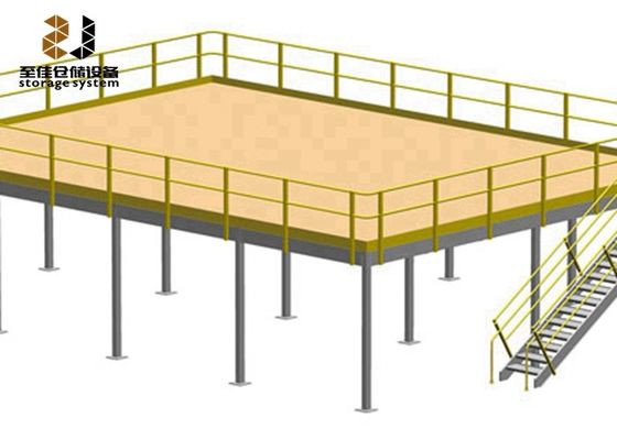 Sistemas de estanterías de plataformas de mezzanine de 2 capas Q235