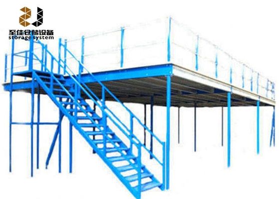 Plataformas de mezanino de almacenamiento de acero / mezanino soportado por pallet rack