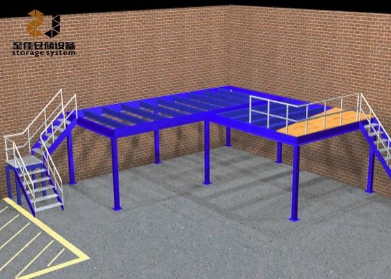 Planos industriales a medida 500 kg/m2-1500 kg/m2 Estructuras de oficina de mezzanine