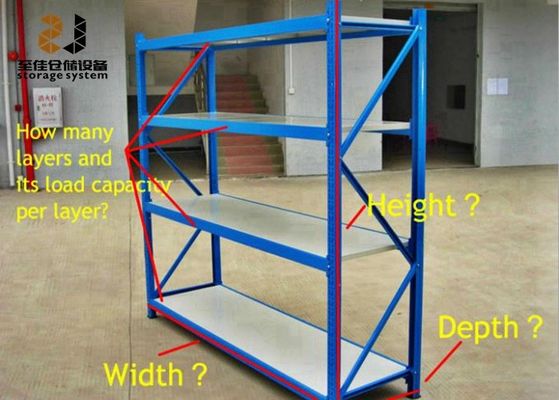 200-500 kg/nivel Estantes para paletas de almacén Estantes para paletas de mediano rango de varios niveles