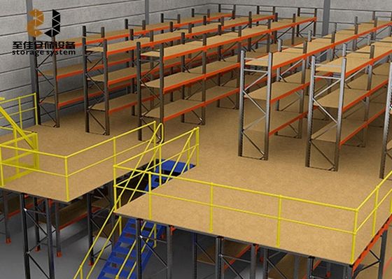 Mezanino industrial económico pisos de acero Q235 Sistemas de mezananía de almacén