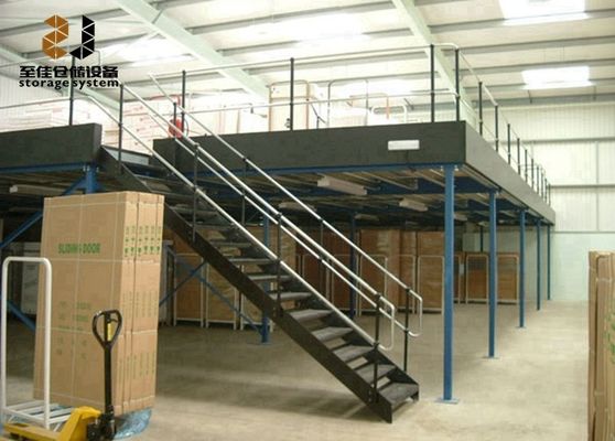Los pisos de mezanina de almacenes galvanizados 500 kg/m2 a 1500 kg/m2 para el manejo de materiales