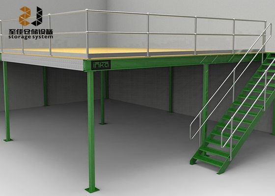 Suelos industriales duraderos de mezzanine / estantes de remaches sin pernos 5 años de garantía