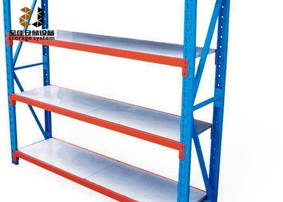 Estantes de palletos de velocidad galvanizados revestidos con polvo epoxi / estantes de almacenamiento de almacén