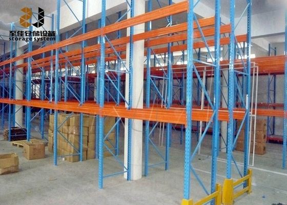 Estantes de palletos de velocidad galvanizados revestidos con polvo epoxi / estantes de almacenamiento de almacén