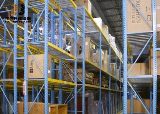 Estante de almacenamiento de acero laminado en frío de uso medio Estantes de paletas de almacén de varios niveles