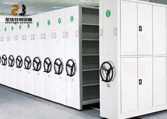 Muebles industriales Sistema de archivo de alta densidad con recubrimiento electrostático en polvo