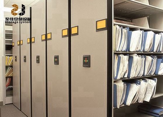 0.8-2.5mm Armarios de archivos móviles Sistema de estantería A prueba de ratas Sistema de almacenamiento de alta densidad