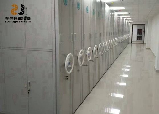 Cerradura de llave de 3 puntos 6 capas Armarios de archivos móviles Estante Sistema de protección contra la corrosión