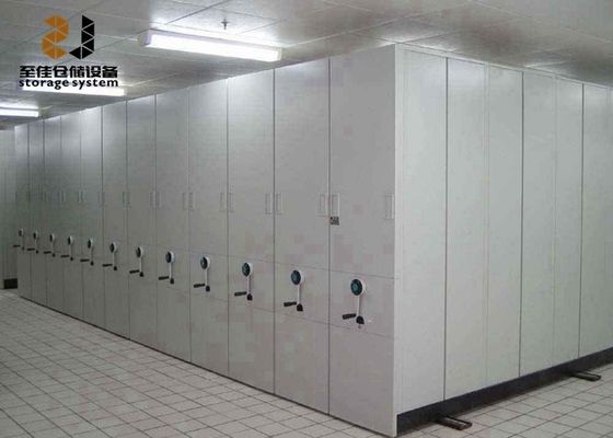 Sistemas de estanterías móviles de recubrimiento en polvo con bloqueo de seguridad fácil de ensamblar