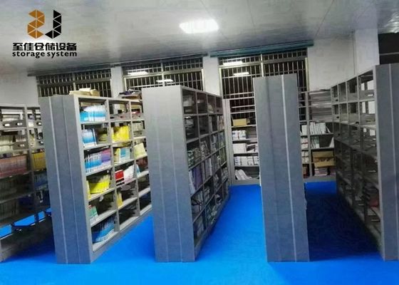 Revestimiento en polvo Sistemas de estanterías compactos Fácil de ensamblar Sistemas de estantes de almacenamiento de alta densidad