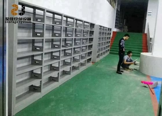 Revestimiento en polvo Sistemas de estanterías compactos Fácil de ensamblar Sistemas de estantes de almacenamiento de alta densidad