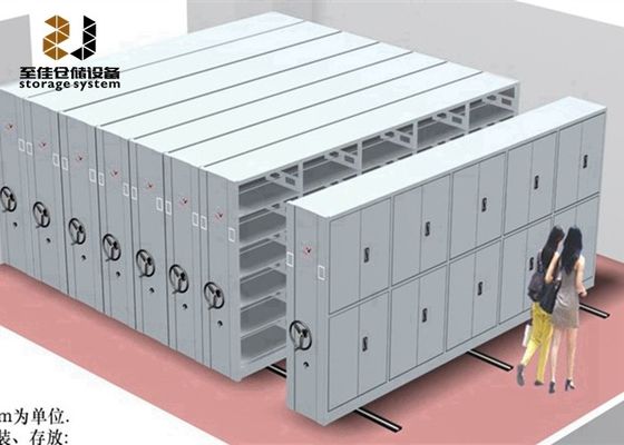 Sistemas de almacenamiento de archivos de alta densidad fácil de ensamblar Sistema de gabinete de archivos móviles