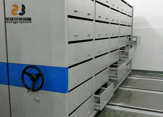 Bloqueo de seguridad 6 capas Armarios móviles de archivos Sistema de estantería con garantía 5 años