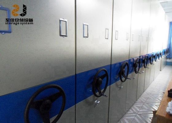 Fácil de ensamblar Armarios de archivos móviles Sistema de estanterías de pista rodante personalizado Sistemas de estanterías