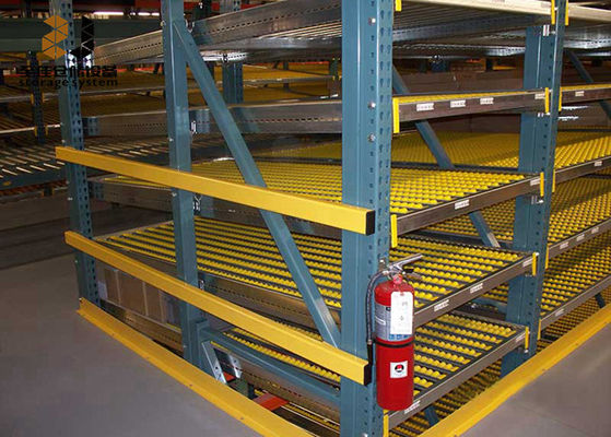 Estantes de almacenamiento de acero industrial independientes de un máximo de 1500 kg Estantes de cartón de flujo