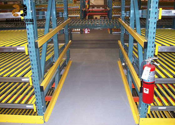 Estantes de almacenamiento de acero industrial independientes de un máximo de 1500 kg Estantes de cartón de flujo
