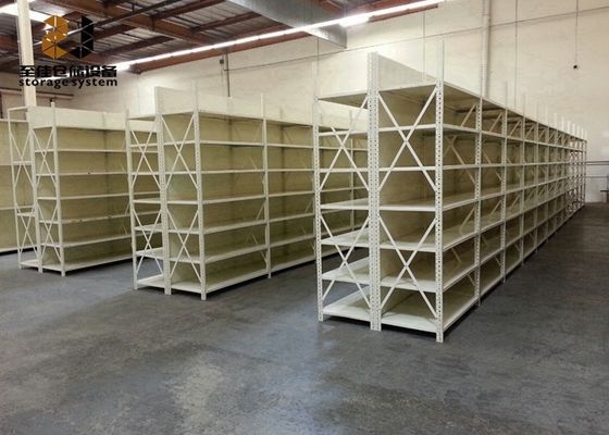 Estantes de almacenamiento de acero industrial de varios niveles ODM / OEM Estantes de paletas Mezanino con soporte