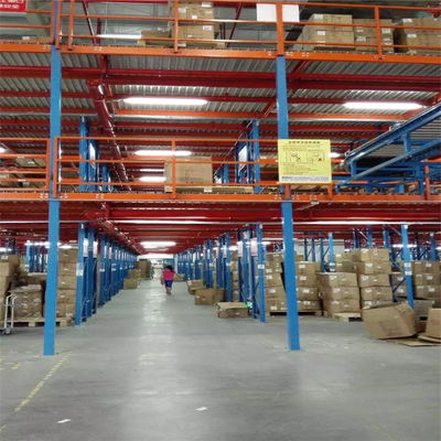 Estantes de almacenamiento industrial recubiertos en polvo para sistemas de mezzanine