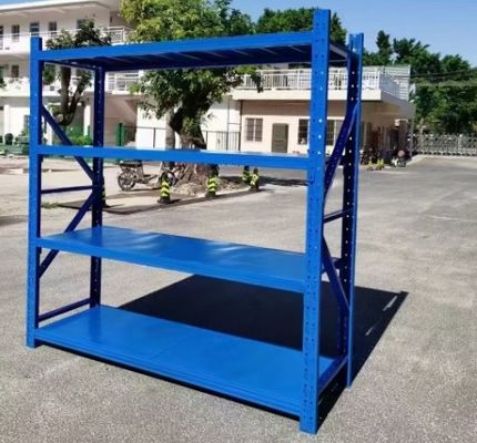 1800 mm 2-8 capa Cuatro niveles ajustable agujero de mariposa Estante de almacenamiento de servicio ligero