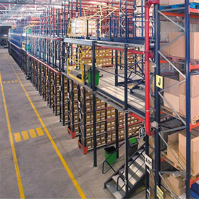 Los pisos industriales de acero de mezzanine cargan 300-1000 kg por metro cuadrado para opciones de almacenamiento versátiles